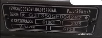 Plet Identification Plate Example